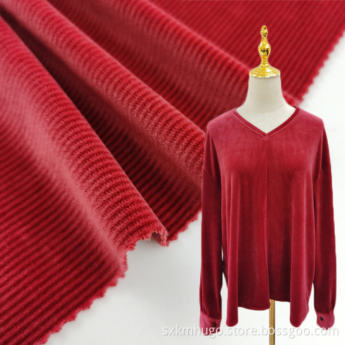 Warp 3D Stripe Velvet 16 Wales Corduroy Fabric